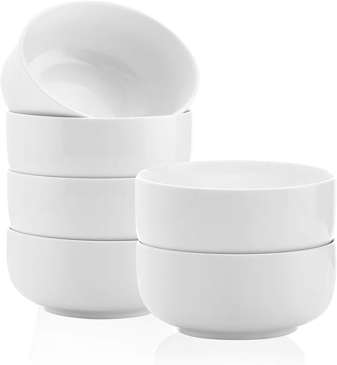 Kanwone Porcelain Bowl Set - 32 Ounce for Cereal,